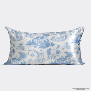 Bridgerton x Kitsch Satin Pillowcase in Garden Toile - King