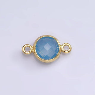 Mini 14k Gold Birthstone Link Connector