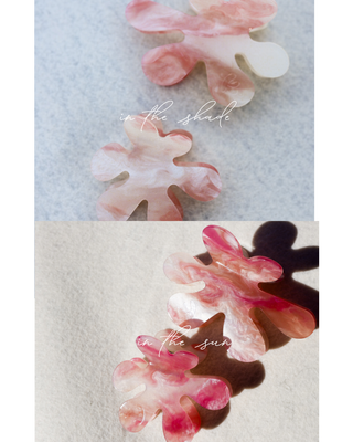KAXI - COLOR CHANGING CLAWS: COTTON CANDY RECTANGLE / SMALL