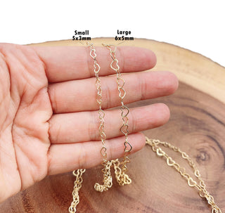 Beads Creation - Shiny Heart Chain
