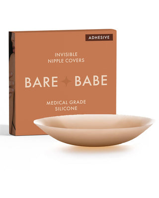 Bare Babe - Adhesive Nipple Covers: Creme / Large