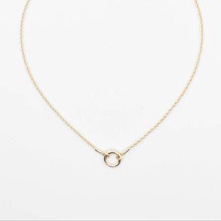 The Sis Kiss - Skinny Rope Chain Charm Necklace: Silver