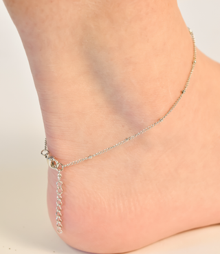 The Sis Kiss - Resort - Baby Ball Anklet - SS & WR: Gold