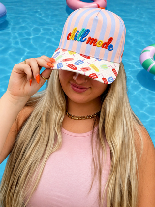 Multicolored popsicle Chill Mode Cap