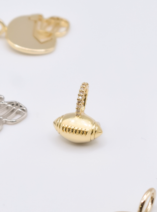 The Sis Kiss - Football Charm: Gold