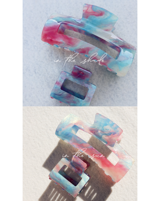 KAXI - COLOR CHANGING CLAWS: COTTON CANDY RECTANGLE / SMALL