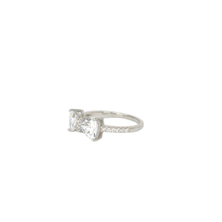 The Sis Kiss - The Bow Bling Ring: Silver / 8