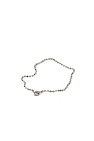 The Sis Kiss - 5mm Ball Chain with Toggle | Silver / 18" Chain