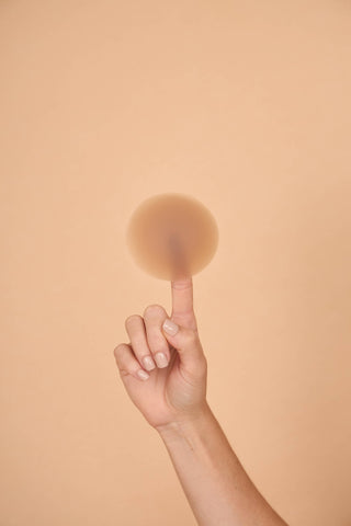 Bare Babe - Adhesive Nipple Covers: Creme / Large