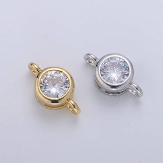 Mini Bezel Charm Connector