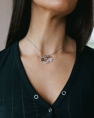 The Sis Kiss - Lucky Horseshoe Charm: Gold / Turquoise