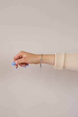 The Sis Kiss - Morgan Bracelet: Silver