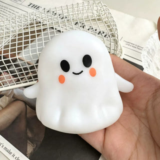 Moldable Halloween Ghost Stress Relief Squeeze Toy: Clear