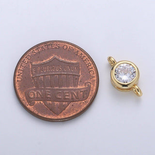 Mini Bezel Charm Connector