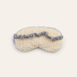 Sherpa Gray Warmies Eye Mask