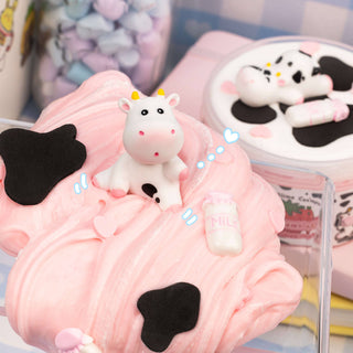 Kawaii Slime Company - Straw-Dairy Cow Signature Dome™ Slime