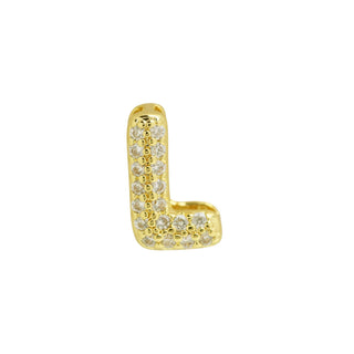 Cz Mini Bubble Initial Custom Word Letter & Number Charms