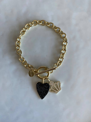 The Sis Kiss - Gallery Charm Bracelet: Silver