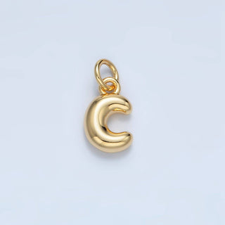 16K Micro Initial Letter Balloon Charm