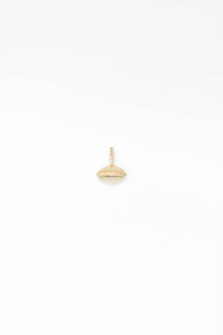 The Sis Kiss - Football Charm: Gold