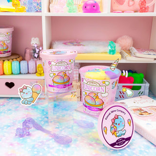 Kawaii Slime Company - Unicorn Scented Ice Cream Pint Slime