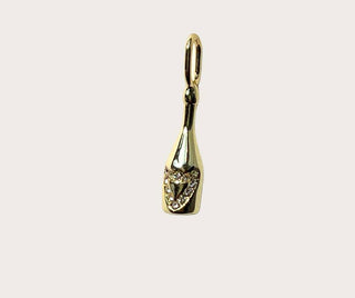 The Sis Kiss - Pop the Champagne Charm: Gold