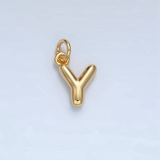 16K Micro Initial Letter Balloon Charm