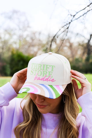 THRIFT STORE BADDIE CANVAS CAP