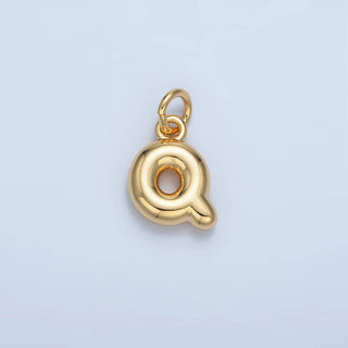 16K Micro Initial Letter Balloon Charm