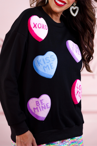 Sugar Rush Chenille Patch Pullover
