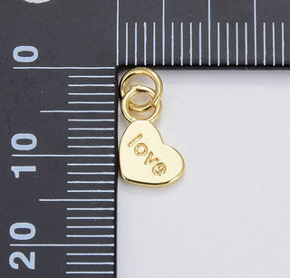 Gold Filled Mini Heart Love Charm