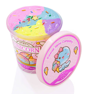 Kawaii Slime Company - Unicorn Scented Ice Cream Pint Slime