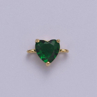 Mini Heart Connector Charms