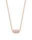 Rose Gold White Cz