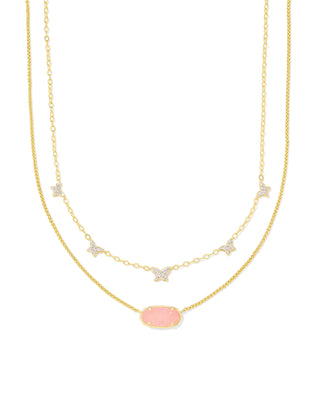 DOLLY PARTON ELISA MULTI GOLD LIGHT PINK DRUSY