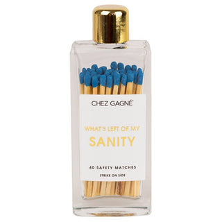 Left of My Sanity - Glass Bottle Matches