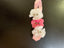 Pink with Rhinestone flowers