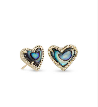 Ari Heart Stud Earrings