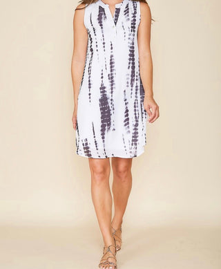 Woven Black/Ivory Dress