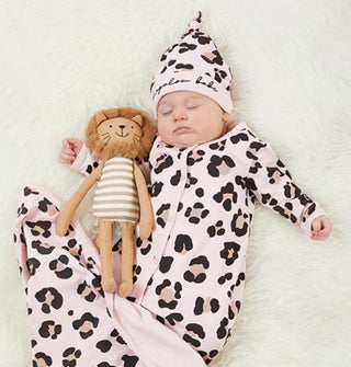 Knit Gown - Cheetah