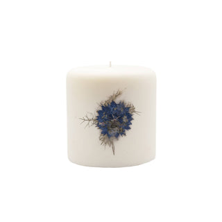 Beach Daisy Pillar Botanical Candle