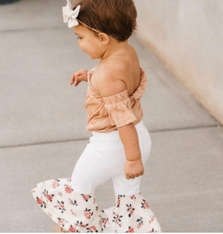 Ally Pleated Bell Bottoms