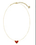 Gold Red Kyocera Opal