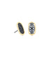 Gold Black Filigree mix