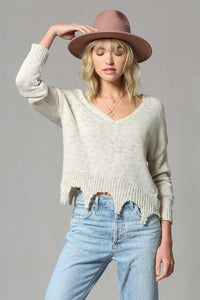 Clay Sweater with Zig Zag Waist