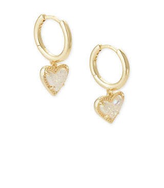 Ari Heart Huggie Earrings