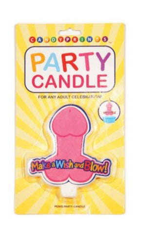Party Candle “Make A Wish and Blow!”