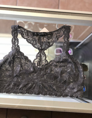 Navy Lace Bralette