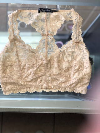 Navy Lace Bralette