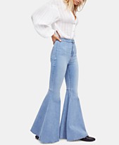 Super Flared Distressed Denim Jean